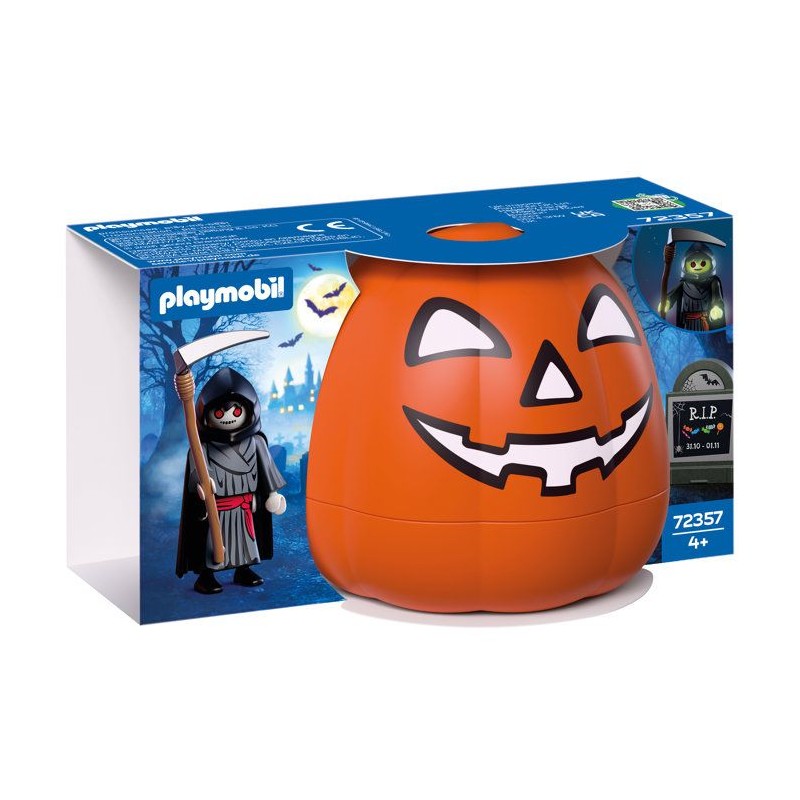 PLAYMOBIL 72357 Citrouille : Faucheuse, Halloween, 9 pieces, Des 4 ans