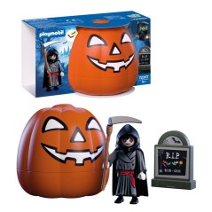 PLAYMOBIL 72357 Citrouille : Faucheuse, Halloween, 9 pieces, Des 4 ans