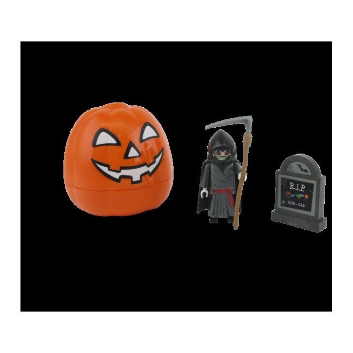 PLAYMOBIL 72357 Citrouille : Faucheuse, Halloween, 9 pieces, Des 4 ans