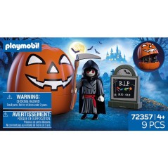 PLAYMOBIL 72357 Citrouille : Faucheuse, Halloween, 9 pieces, Des 4 ans