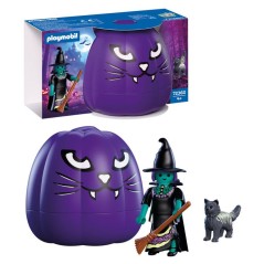 PLAYMOBIL 72360 Citrouille : Sorciere, Halloween, 7 pieces, Des 4 ans