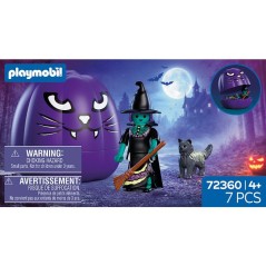 PLAYMOBIL 72360 Citrouille : Sorciere, Halloween, 7 pieces, Des 4 ans