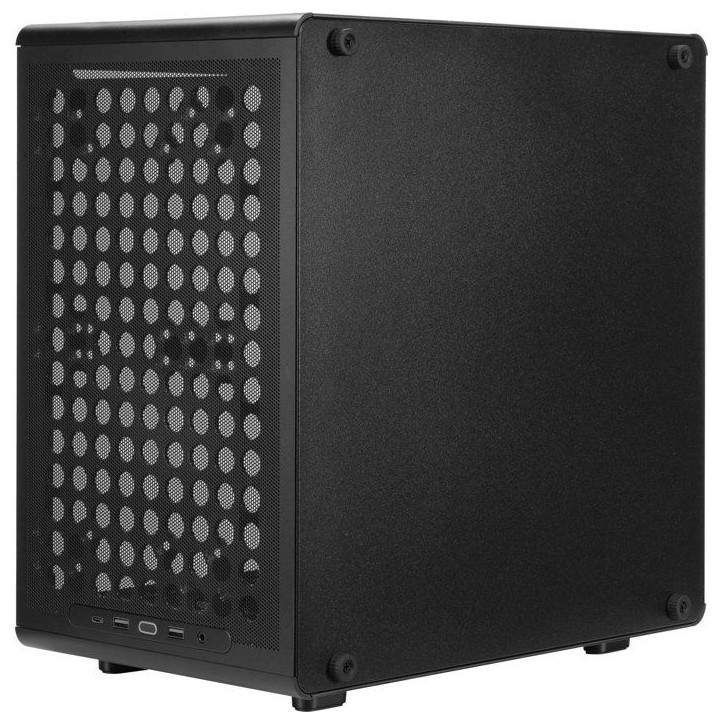 Boîtier PC Mini Tour - COOLER MASTER - Q300L V3 Black - Micro-ATX/Mini-ITX - Verre trempé - Compatible GPU 366 mm