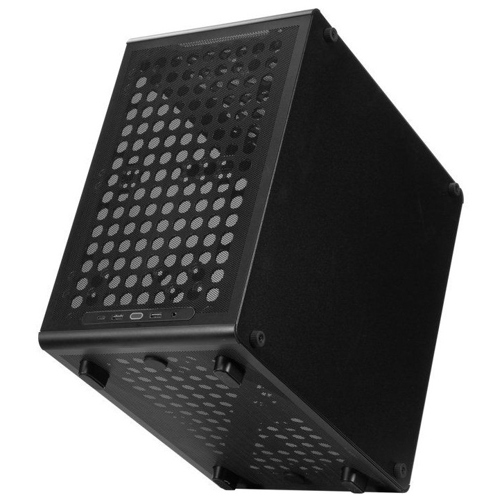 Boîtier PC Mini Tour - COOLER MASTER - Q300L V3 Black - Micro-ATX/Mini-ITX - Verre trempé - Compatible GPU 366 mm