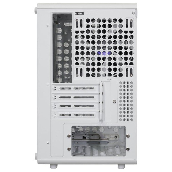 Boîtier PC Mini Tour - COOLER MASTER - Q300L V3 White - Micro-ATX/Mini-ITX - Verre trempé - USB-C