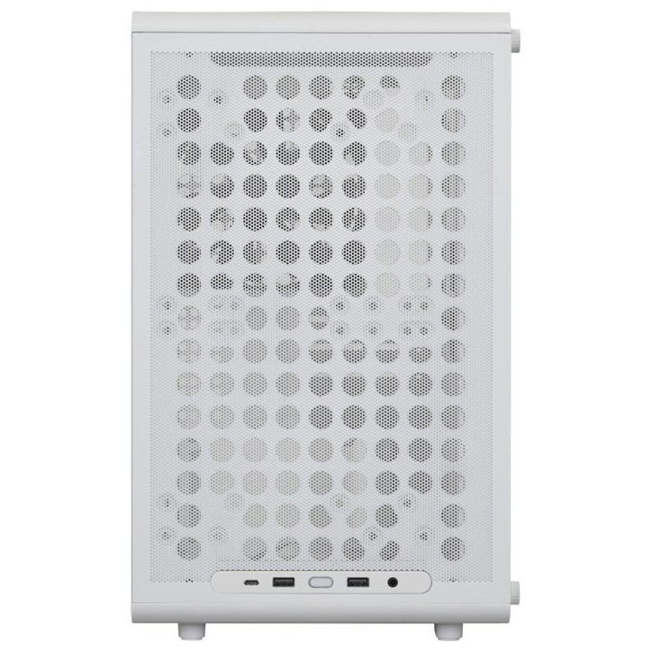 Boîtier PC Mini Tour - COOLER MASTER - Q300L V3 White - Micro-ATX/Mini-ITX - Verre trempé - USB-C