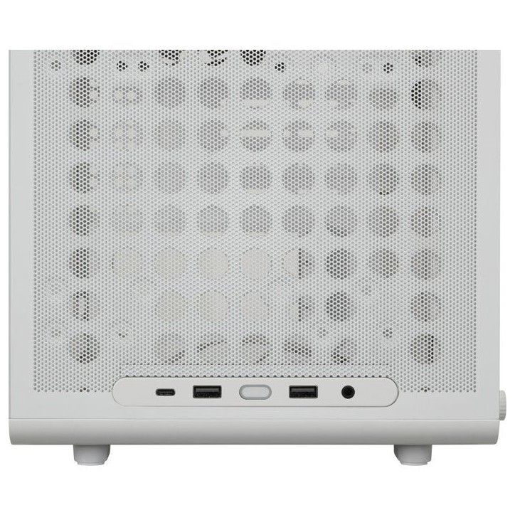 Boîtier PC Mini Tour - COOLER MASTER - Q300L V3 White - Micro-ATX/Mini-ITX - Verre trempé - USB-C