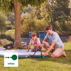 gonfleur sans fil BOSCH Easyinflate 18V-500 livré avec 3 buses a air,