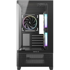 Boîtier PC - DEEPCOOL - CG380 3F CURVE - Moyen tour - Micro-ATX - 3 ventilateurs ARGB inclus