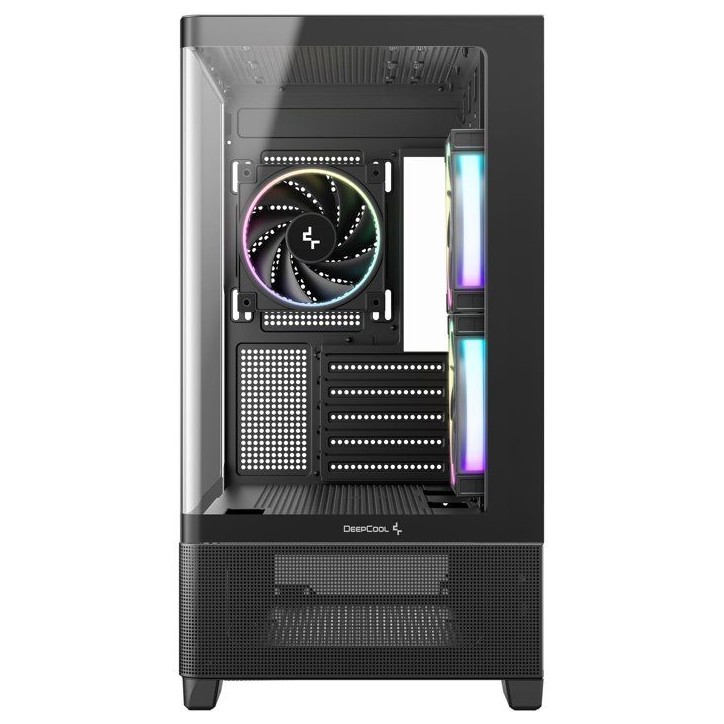 Boîtier PC - DEEPCOOL - CG380 3F CURVE - Moyen tour - Micro-ATX - 3 ventilateurs ARGB inclus Boîtier PC - DEEPCOOL - CG380 3F CURVE - Moyen tour - Micro-ATX - 3 ventilateurs ARGB inclus