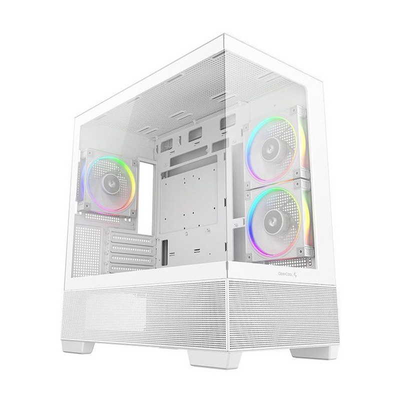 Boîtier PC - DEEPCOOL - CG380 3F - Blanc - Moyen tour - Micro-ATX - 3