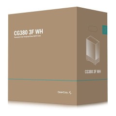Boîtier PC - DEEPCOOL - CG380 3F - Blanc - Moyen tour - Micro-ATX - 3