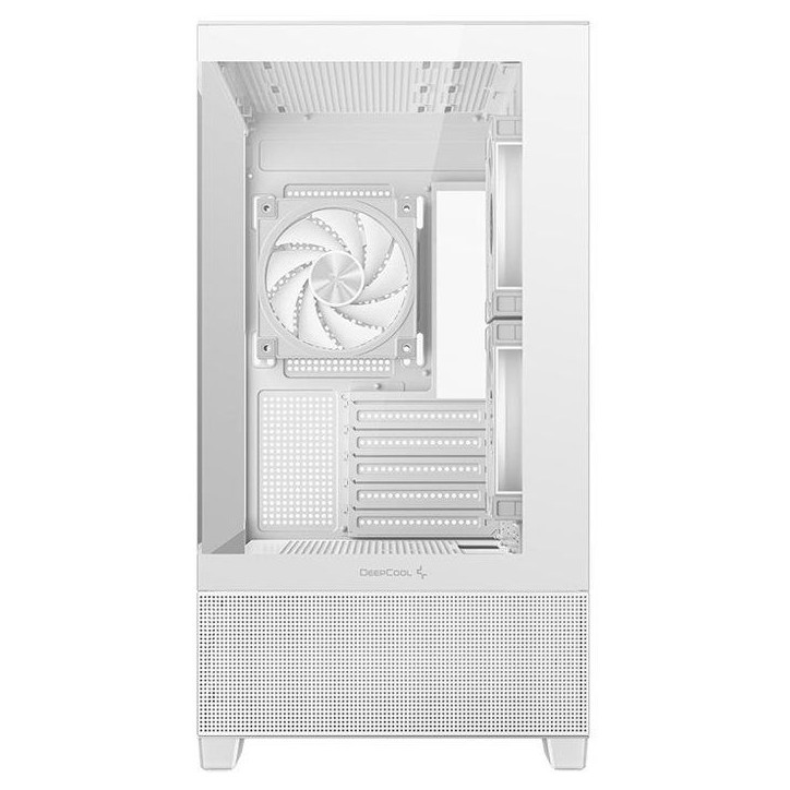 Boîtier PC - DEEPCOOL - CG380 3F - Blanc - Moyen tour - Micro-ATX - 3 ventilateurs ARGB inclus