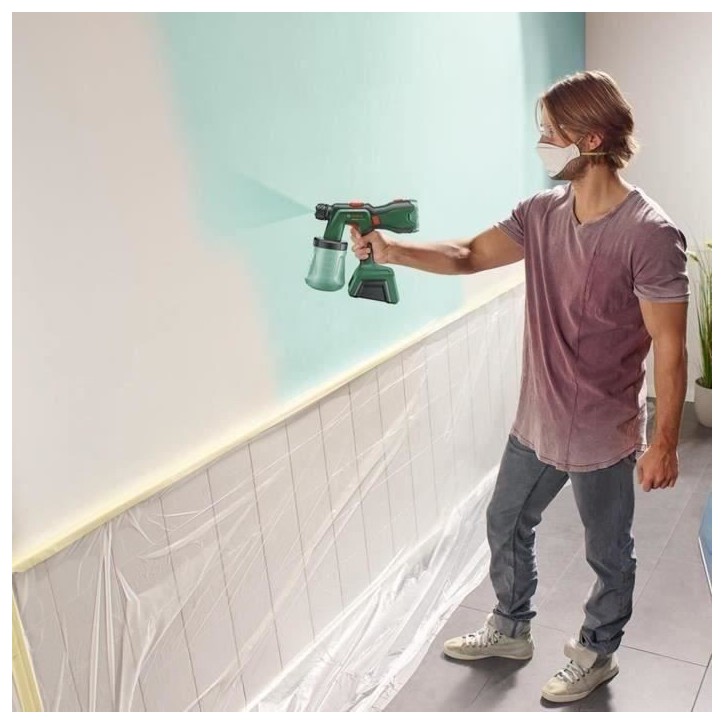 pistolet a peinture sans fil 18V BOSCH AdvancedSpray Gun 18V-500 sans batterie ni chargeur - 0603208200 pistolet a peinture sans fil 18V BOSCH AdvancedSpray Gun 18V-500 sans batterie ni chargeur - 0603208200