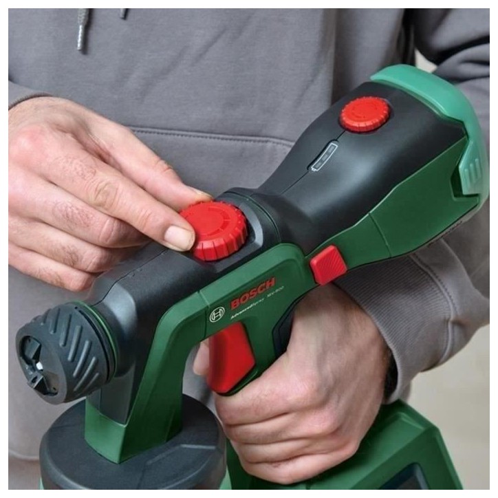 pistolet a peinture sans fil 18V BOSCH AdvancedSpray Gun 18V-500 sans batterie ni chargeur - 0603208200 pistolet a peinture sans fil 18V BOSCH AdvancedSpray Gun 18V-500 sans batterie ni chargeur - 0603208200