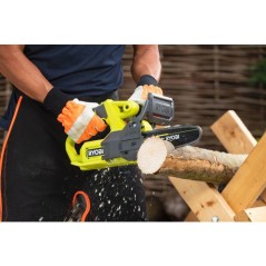 Tronçonneuse compacte - Électrique - RYOBI - RY18CS20A-0 - 18V - Guide 20 cm