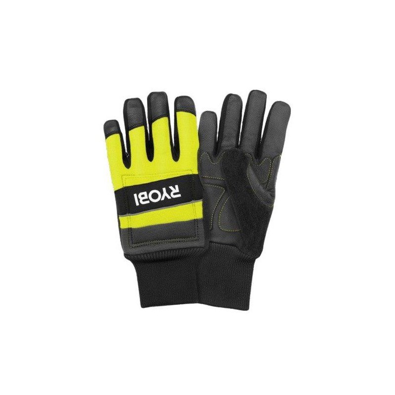 Gants anti-coupures tronçonneuse - RYOBI - RAC258XL - Taille XL
