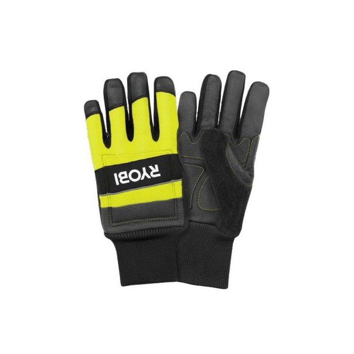 Gants anti-coupures tronçonneuse - RYOBI - RAC258XL - Taille XL