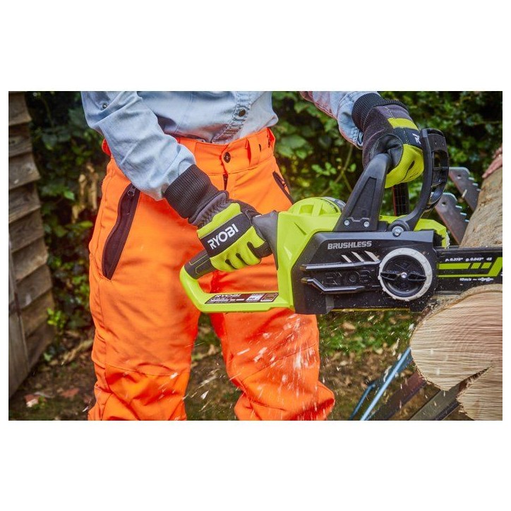 Gants anti-coupures tronçonneuse - RYOBI - RAC258XL - Taille XL