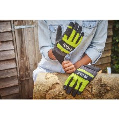 Gants anti-coupures tronçonneuse - RYOBI - RAC258XL - Taille XL