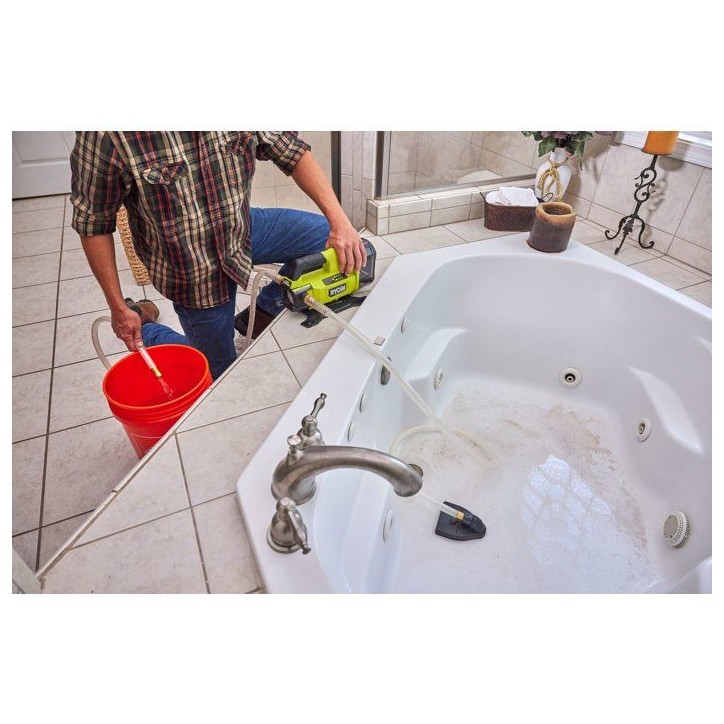 Pompe de transfert - RYOBI - RY18TPXA-0 - Brushless - 18V - Sans batterie ni chargeur Pompe de transfert - RYOBI - RY18TPXA-0 - Brushless - 18V - Sans batterie ni chargeur