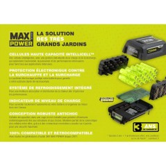 Kit batterie et chargeur - RYOBI - RY36BK60B-160 - Lithium+ 36V - Batt