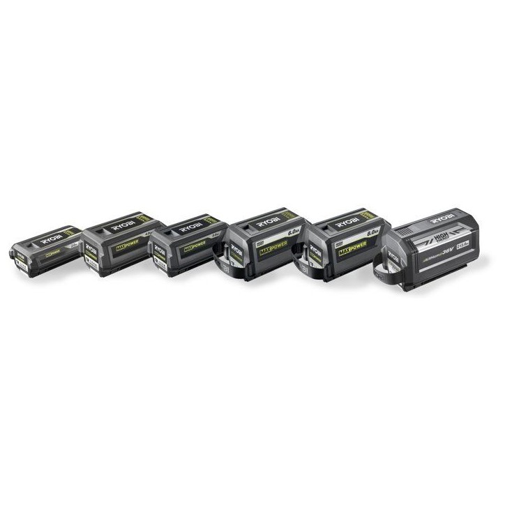 Kit batterie et chargeur - RYOBI - RY36BK60B-160 - Lithium+ 36V - Batterie 6,0Ah - Chargeur inclus Kit batterie et chargeur - RYOBI - RY36BK60B-160 - Lithium+ 36V - Batterie 6,0Ah - Chargeur inclus