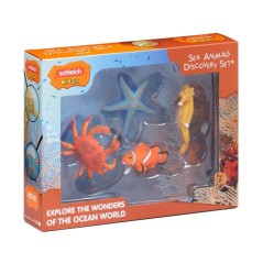 Set de figurines - SCHLEICH - 42742 - Animaux Marins - Wild Life - 4 p