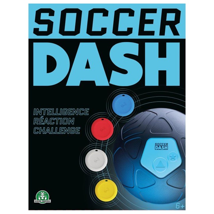 Strikesphere Soccer Dash - Ballon d'entraînement football - SMART BALL - 6 modes de jeu - 4 cibles - Des 6 ans