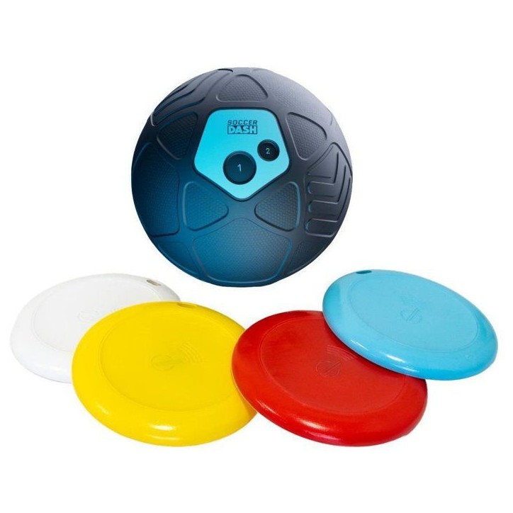 Strikesphere Soccer Dash - Ballon d'entraînement football - SMART BALL - 6 modes de jeu - 4 cibles - Des 6 ans