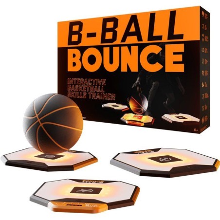 Strikesphere B-Ball Bounce - Ballon d'entraînement basketball - SMART BALL - 3 niveaux - Cibles connectées