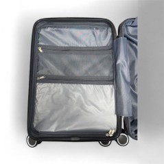 Valise cabine - SWISS FLY - Compartiment amovible - Compression sous v