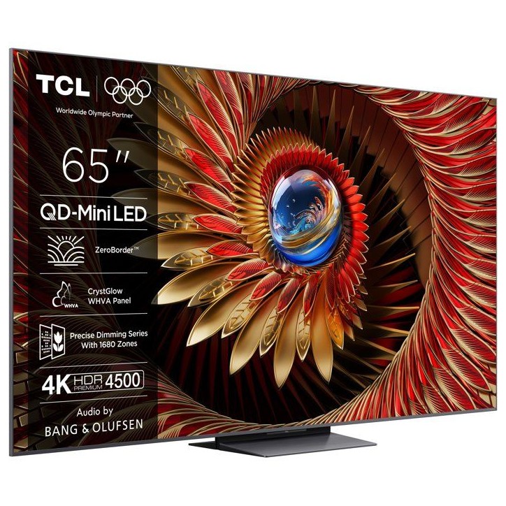 TCL 65C89K - TV QD-MiniLED 65 (164 cm) - 4K UHD 3840x2160 - 144Hz - 4500 Nits - Google TV - 4xHDMI 2.1 - Son Bang & Olufsen - Wi