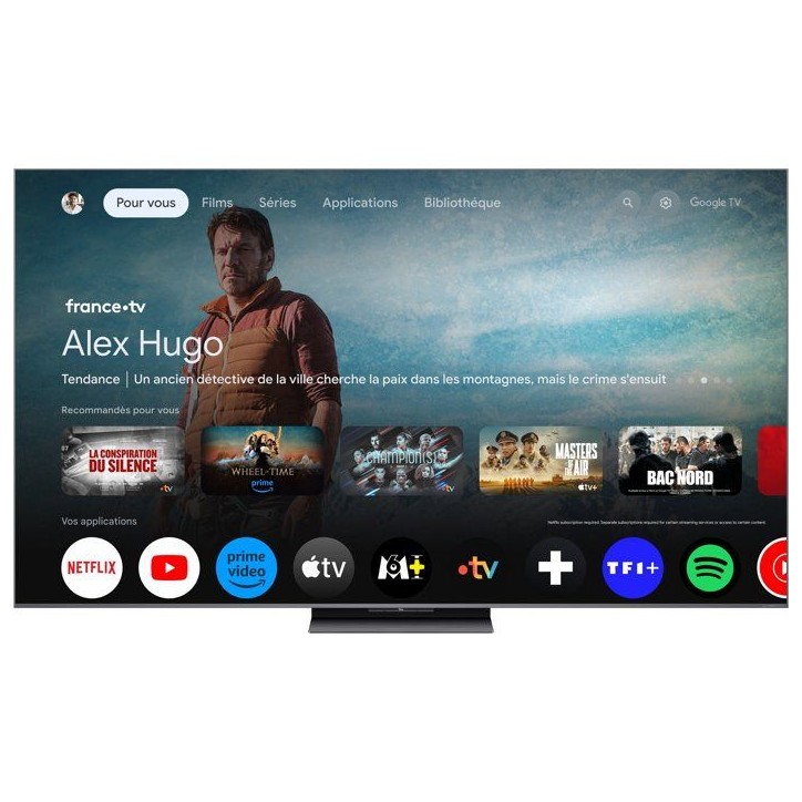 TCL 65C89K - TV QD-MiniLED 65 (164 cm) - 4K UHD 3840x2160 - 144Hz - 4500 Nits - Google TV - 4xHDMI 2.1 - Son Bang & Olufsen - Wi