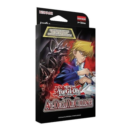 Jeu de cartes a jouer - YU-GI-OH! - Au-dela du Courage - pack de 3 boo