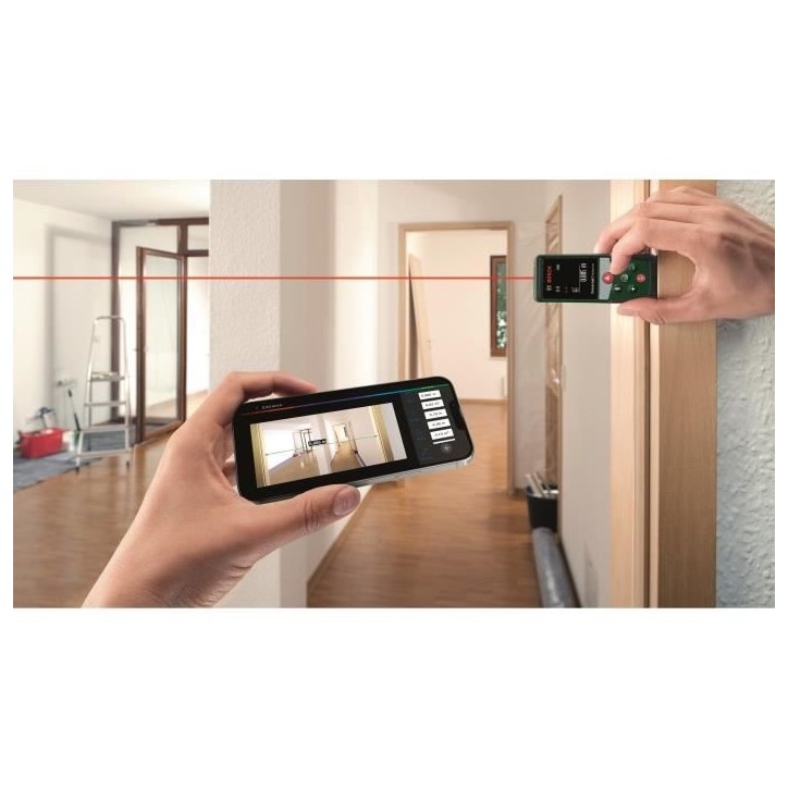 Bosch Télémetre laser UniversalDistance 40C (mesure précise de distances jusqu'a 40 m, connectivité Bluetooth) Bosch Télémetre laser UniversalDistance 40C (mesure précise de distances jusqu'a 40 m, connectivité Bluetooth)