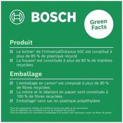 Bosch Télémetre laser UniversalDistance 50C (mesure précise de dist