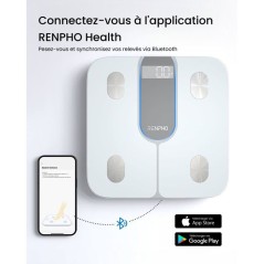 Pese-personne impédancemetre connecté - RENPHO - Elis 1C A033 - Blue