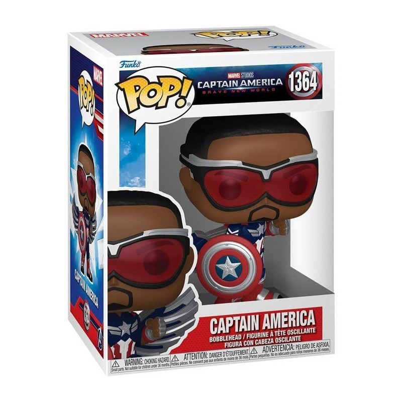 Figurine Funko Pop! Marvel - Captain America Brave New World - 1364