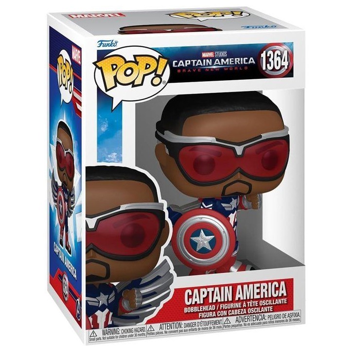 Figurine Funko Pop! Marvel - Captain America Brave New World - 1364
