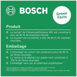 Bosch Télémetre laser AdvancedDistance 50C (mesure précise de la di