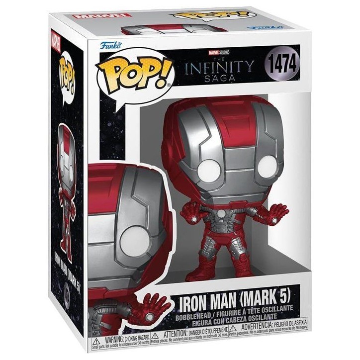 Figurine Funko Pop! Marvel - Iron Man Mark 5 - 1474 Figurine Funko Pop! Marvel - Iron Man Mark 5 - 1474