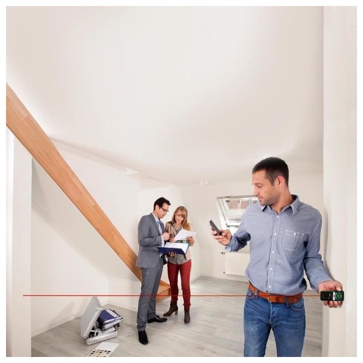 Bosch Télémetre laser AdvancedDistance 50C (mesure précise de la distance jusqu'a 50 metres, connectivité Bluetooth) Bosch Télémetre laser AdvancedDistance 50C (mesure précise de la distance jusqu'a 50 metres, connectivité Bluetooth)
