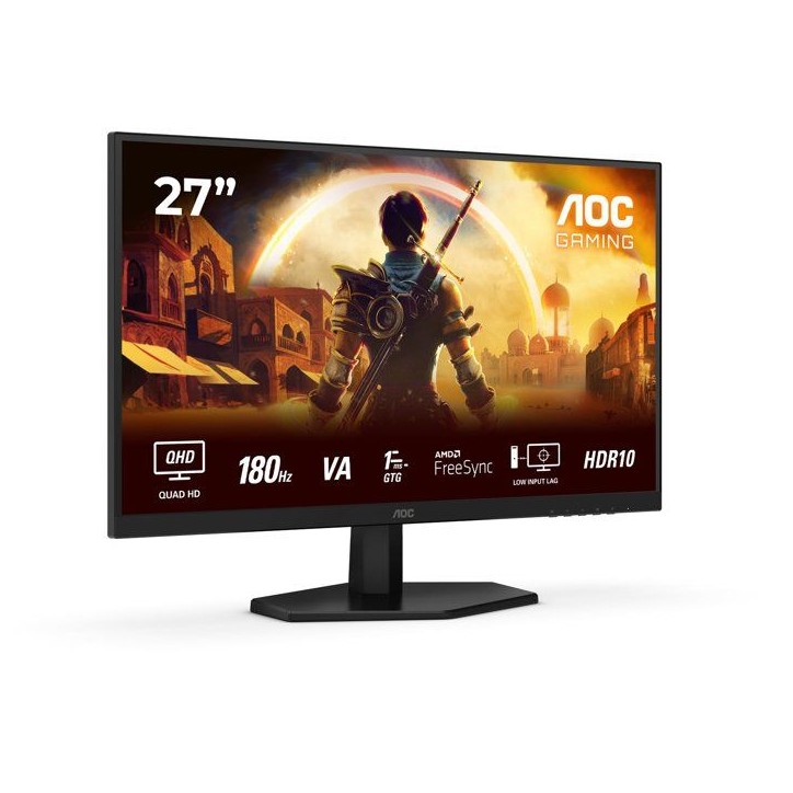 Écran PC Gamer - AOC - 27'' - QHD - 180Hz - 0,5ms - Dalle Fast VA - HDR10 - FreeSync - Haut-parleurs Écran PC Gamer - AOC - 27'' - QHD - 180Hz - 0,5ms - Dalle Fast VA - HDR10 - FreeSync - Haut-parleurs