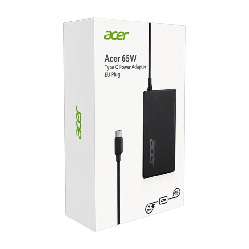 Adaptateur secteur officiel ACER : 65W - USB Type-C Power Delivery