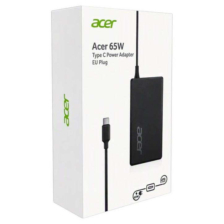 Adaptateur secteur officiel ACER : 65W - USB Type-C Power Delivery
