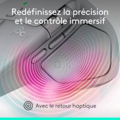 Souris sans fil - Logitech - MX Master 4 for Mac - Ergonomique - Blanc