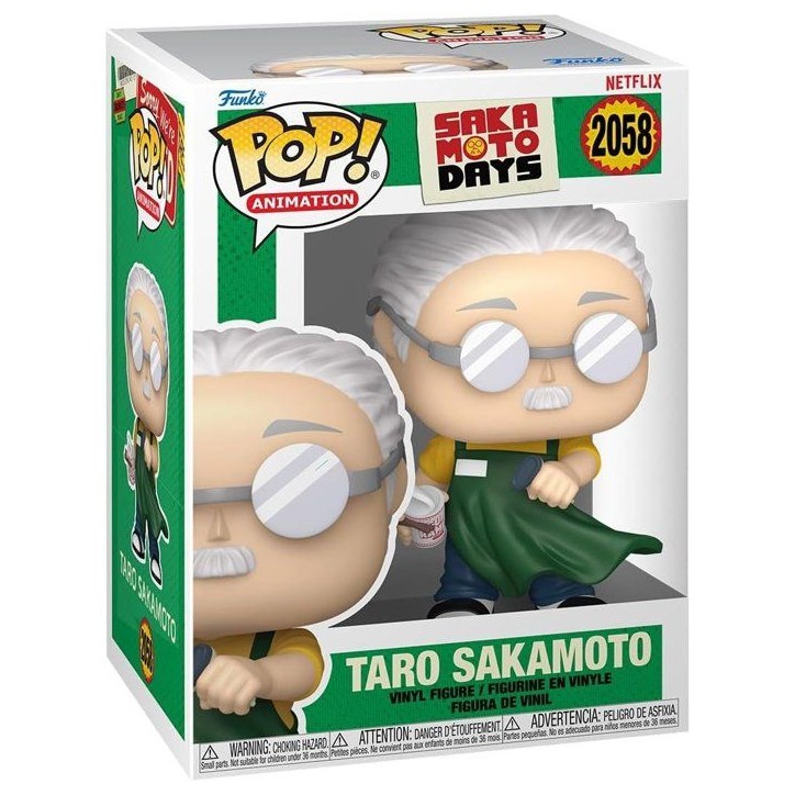 Figurine Funko Pop! Animation Sakamoto Days - Taro Sakamoto - 2058 (Chase Édition) Figurine Funko Pop! Animation Sakamoto Days - Taro Sakamoto - 2058 (Chase Édition)