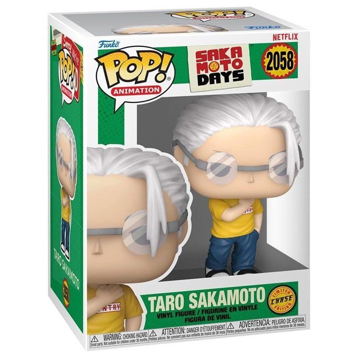 Figurine Funko Pop! Animation Sakamoto Days - Taro Sakamoto - 2058 (Chase Édition) Figurine Funko Pop! Animation Sakamoto Days - Taro Sakamoto - 2058 (Chase Édition)