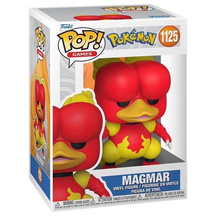 Figurine Funko Pop! Games Pokémon - Magmar - 1125 Figurine Funko Pop! Games Pokémon - Magmar - 1125